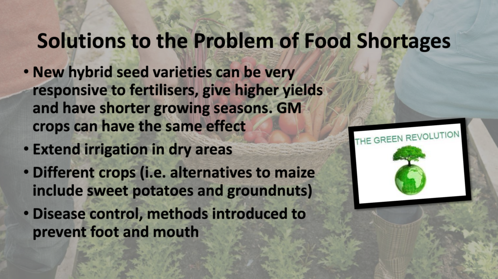 geography of food production